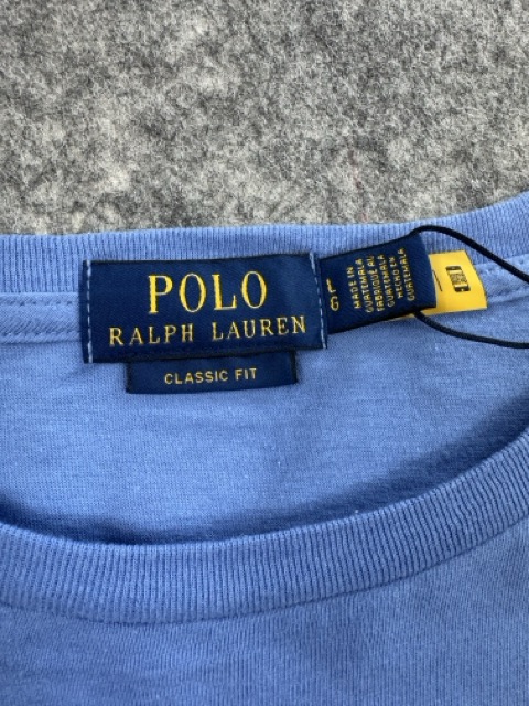 Polo Ralph Lauren Blue Painter Bear Longsleeve T-Shirt Large Classic Fit image 3