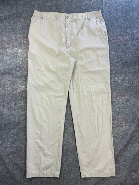 Marks & Spencer Stone Cotton Chinos Waist 42in Inside Leg 33in