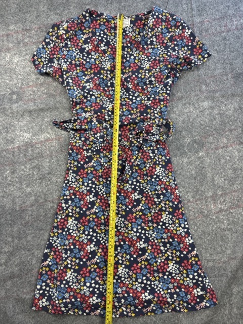 Mountain Warehouse Navy Floral Wrap Dress UK 16 Short Sleeve image 5