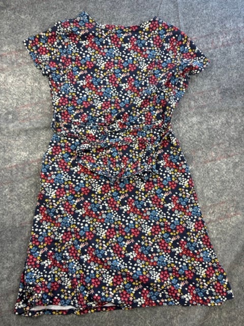 Mountain Warehouse Navy Floral Wrap Dress UK 16 Short Sleeve image 6