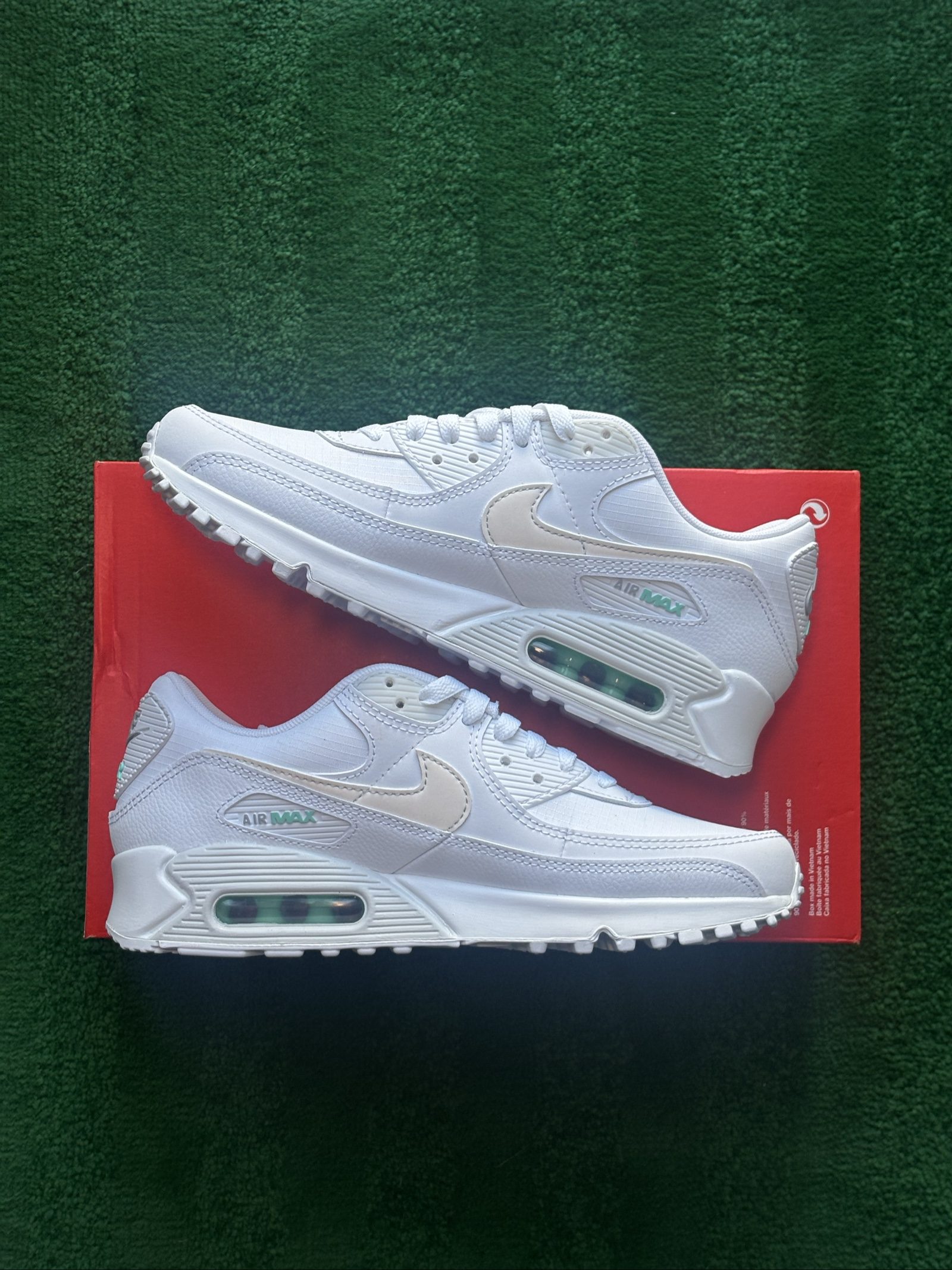 UK 6.5 Nike Air Max 90 | White IB7680-101 | New image 2