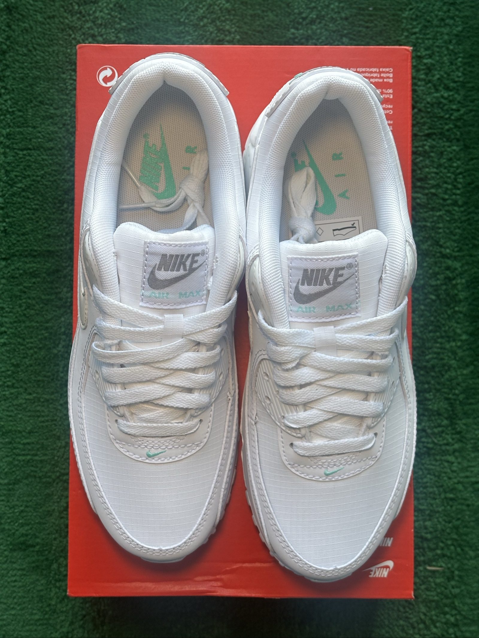 UK 6.5 Nike Air Max 90 | White IB7680-101 | New image 4