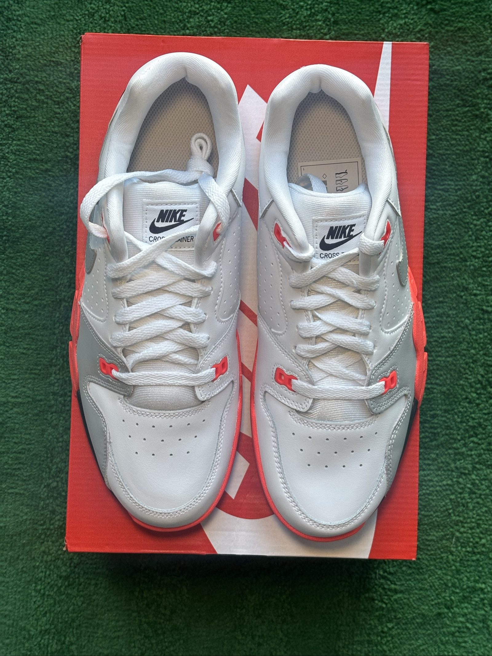 UK 9 Nike Cross Trainer | White Crimson Red CQ9182-105 image 4