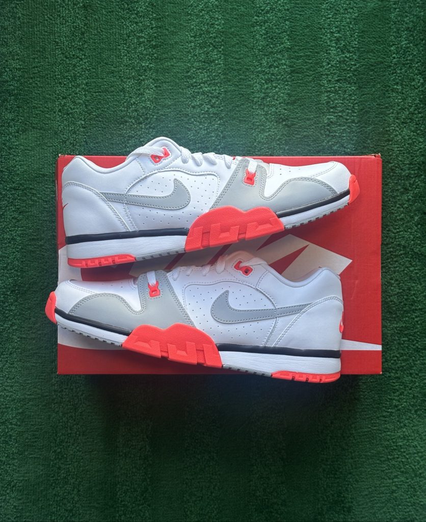 UK 9.5 Nike Cross Trainer | White Crimson Red CQ9182-105