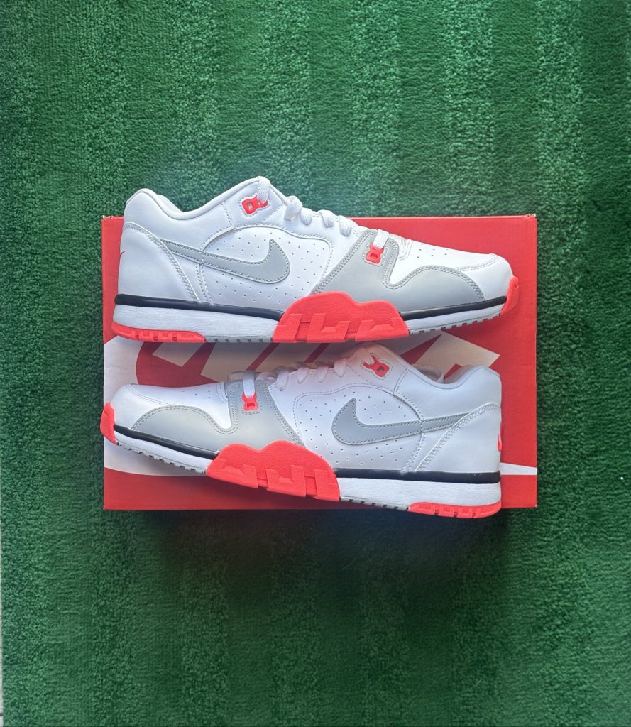 UK 10 Nike Cross Trainer Low | White Red CQ9182-105 | New