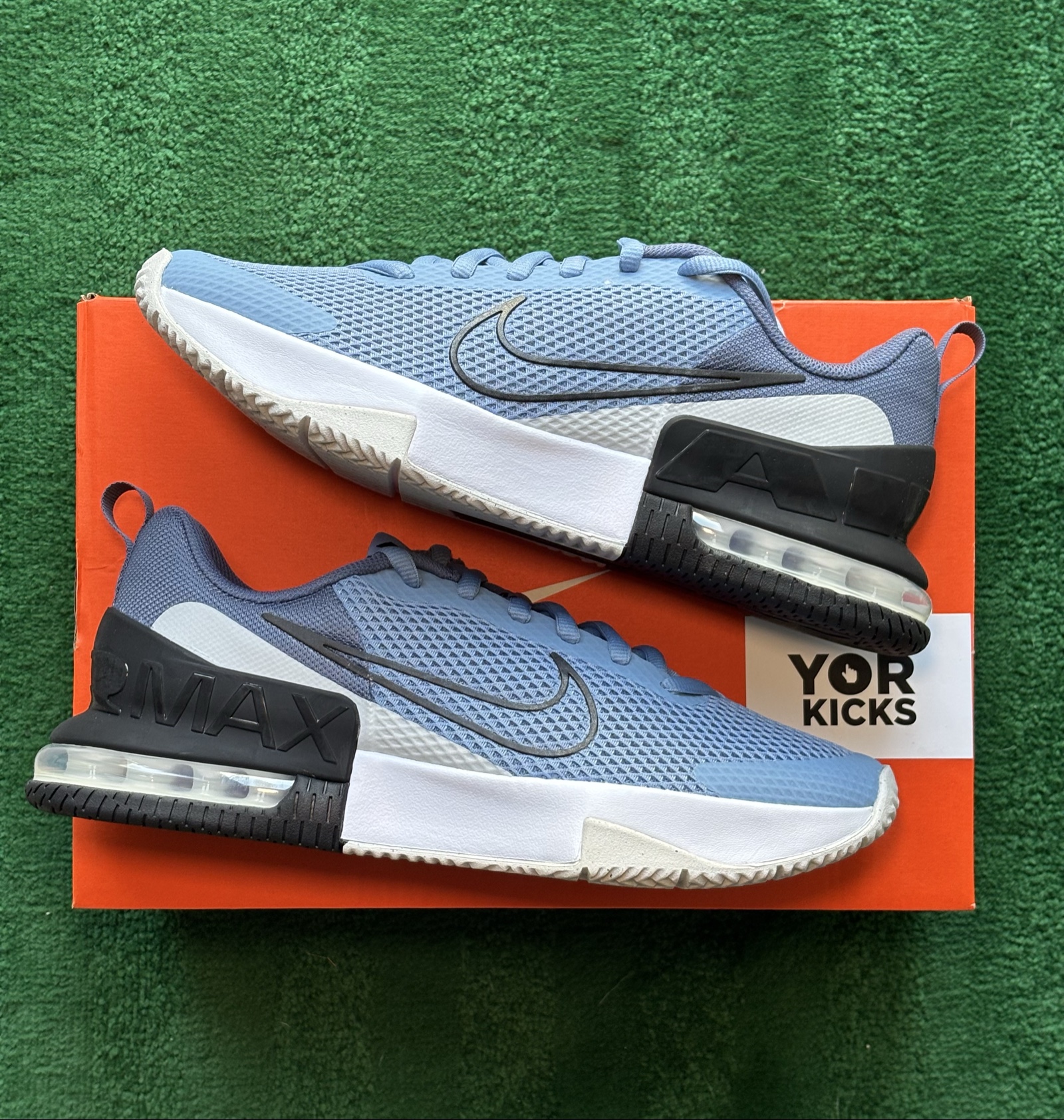 UK 9 Nike Air Max Alpha Trainer 6 | Work Blue White Black FQ1833-402 | New