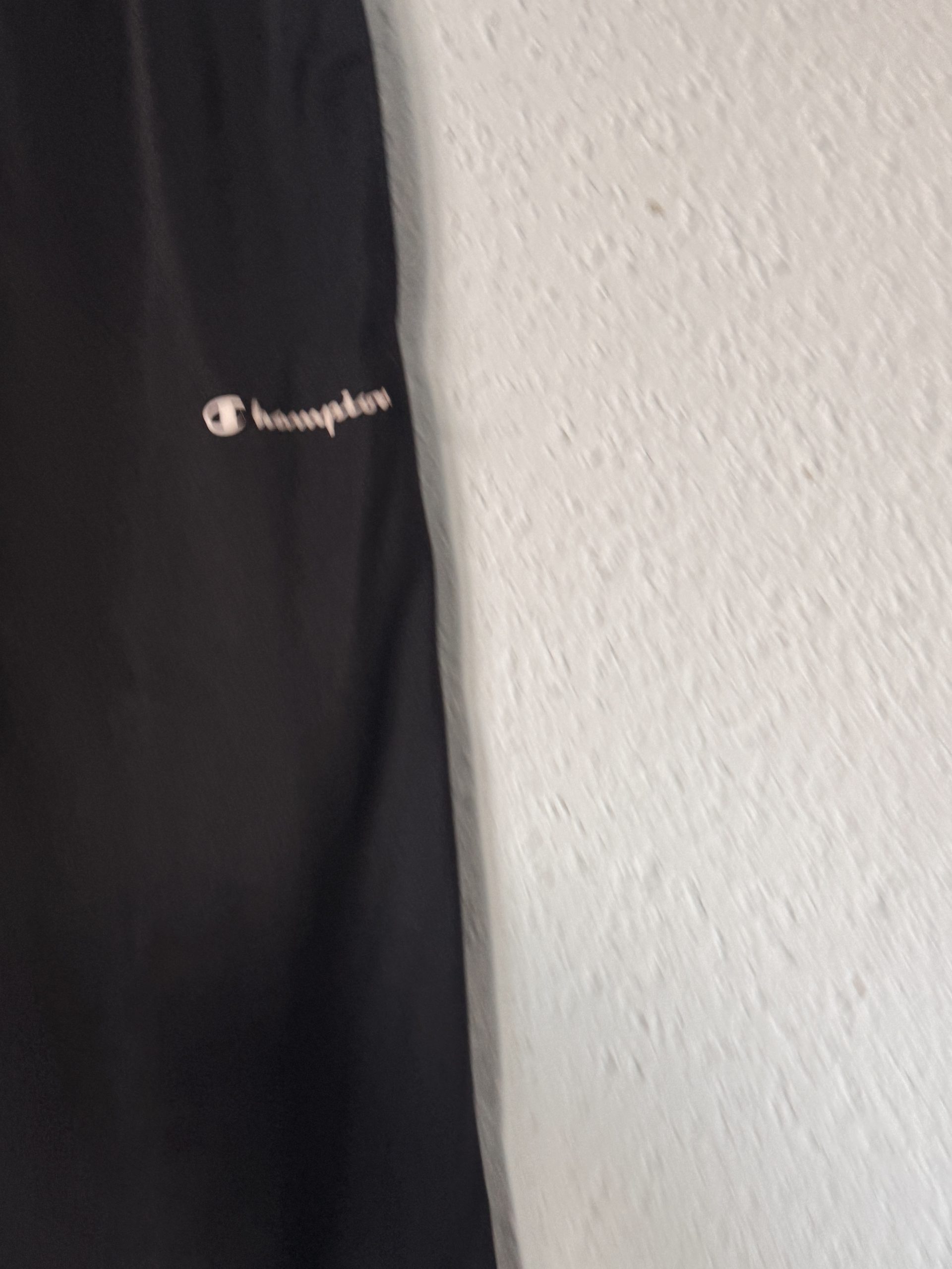 Champion Black Track Pants Small Logo Tape Trim 2976 image 6