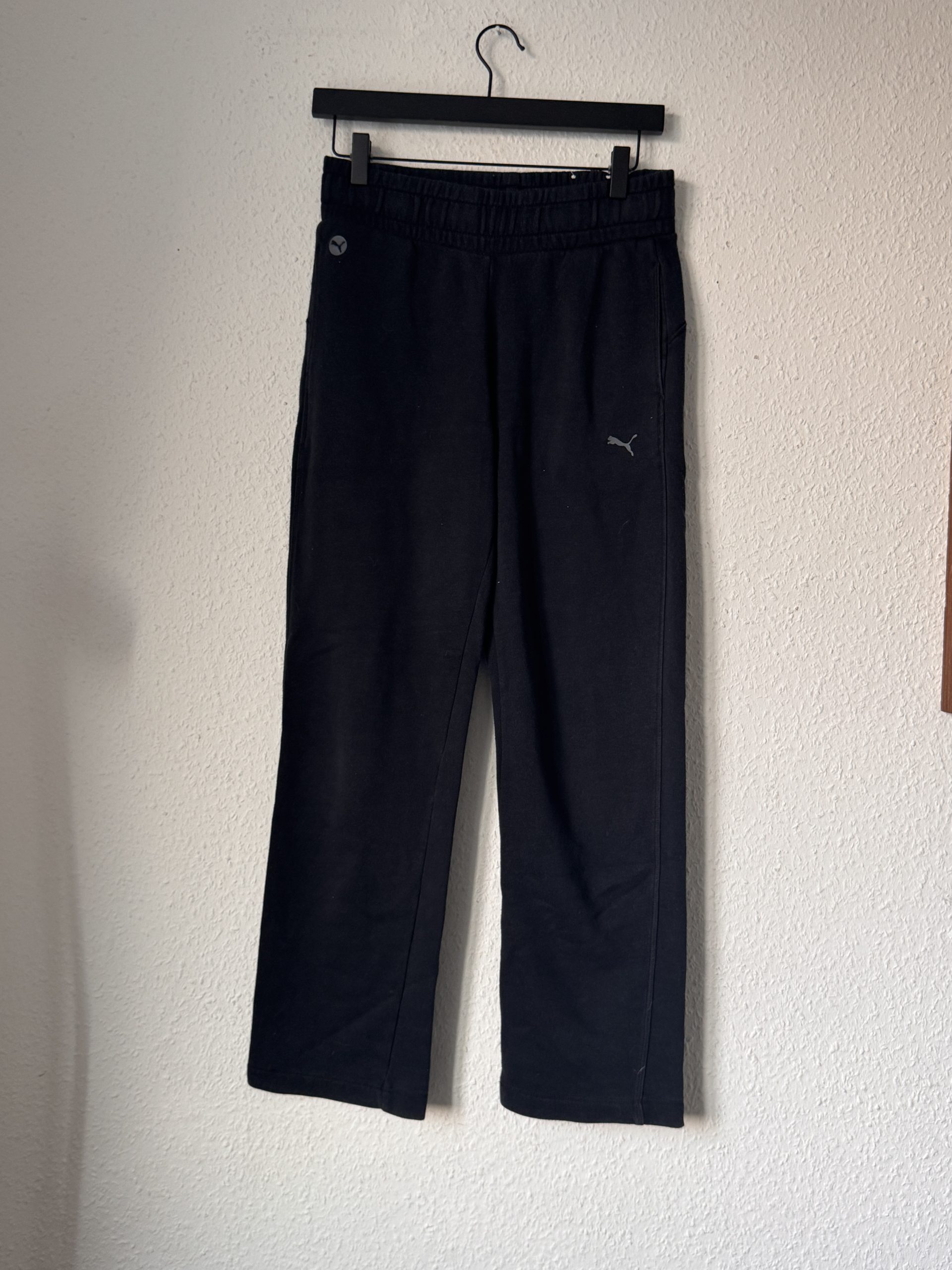 Puma Black Sweatpants Small Cotton Blend 2977