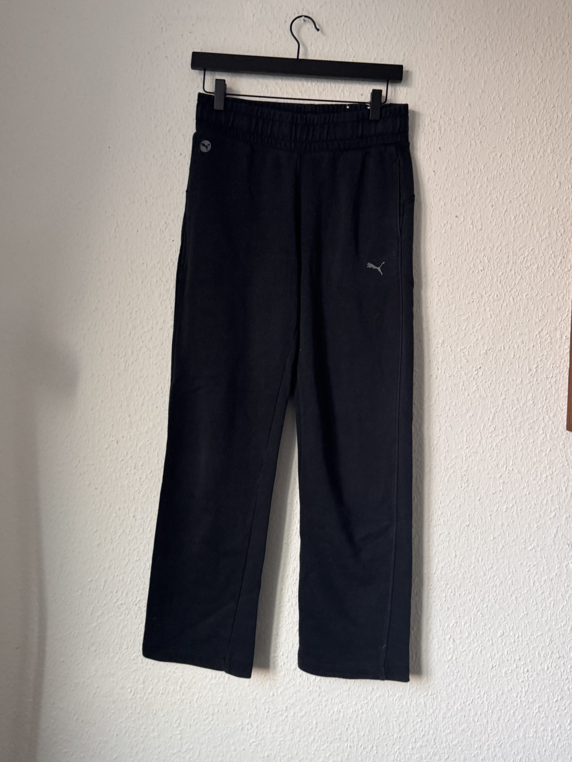 Puma Black Sweatpants Small Cotton Blend 2977 image 2