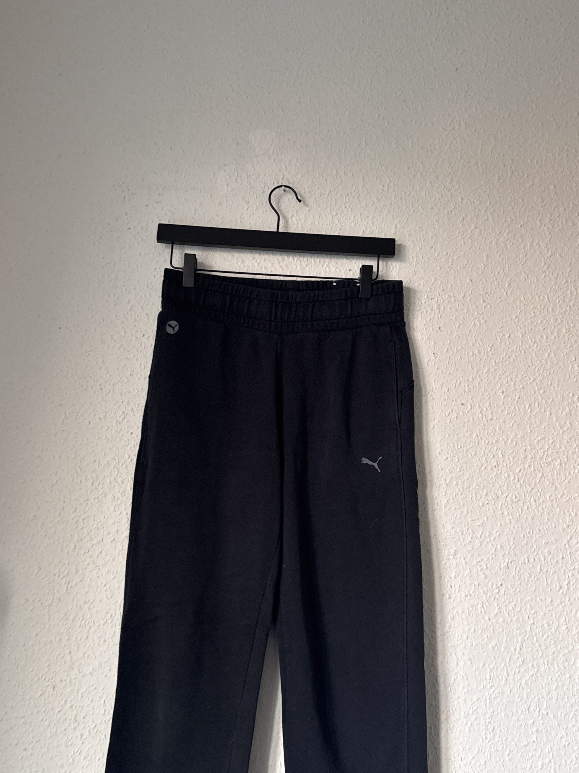 Puma Black Sweatpants Small Cotton Blend 2977 image 4
