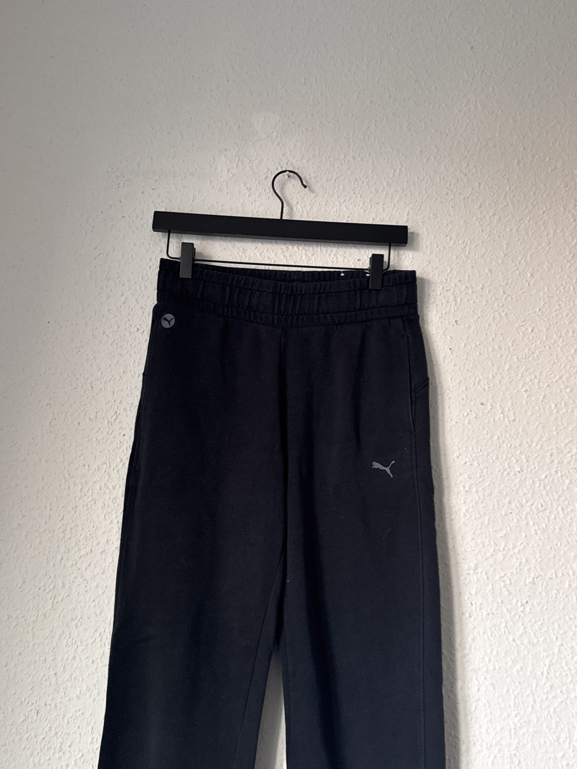 Puma Black Sweatpants Small Cotton Blend 2977 image 5