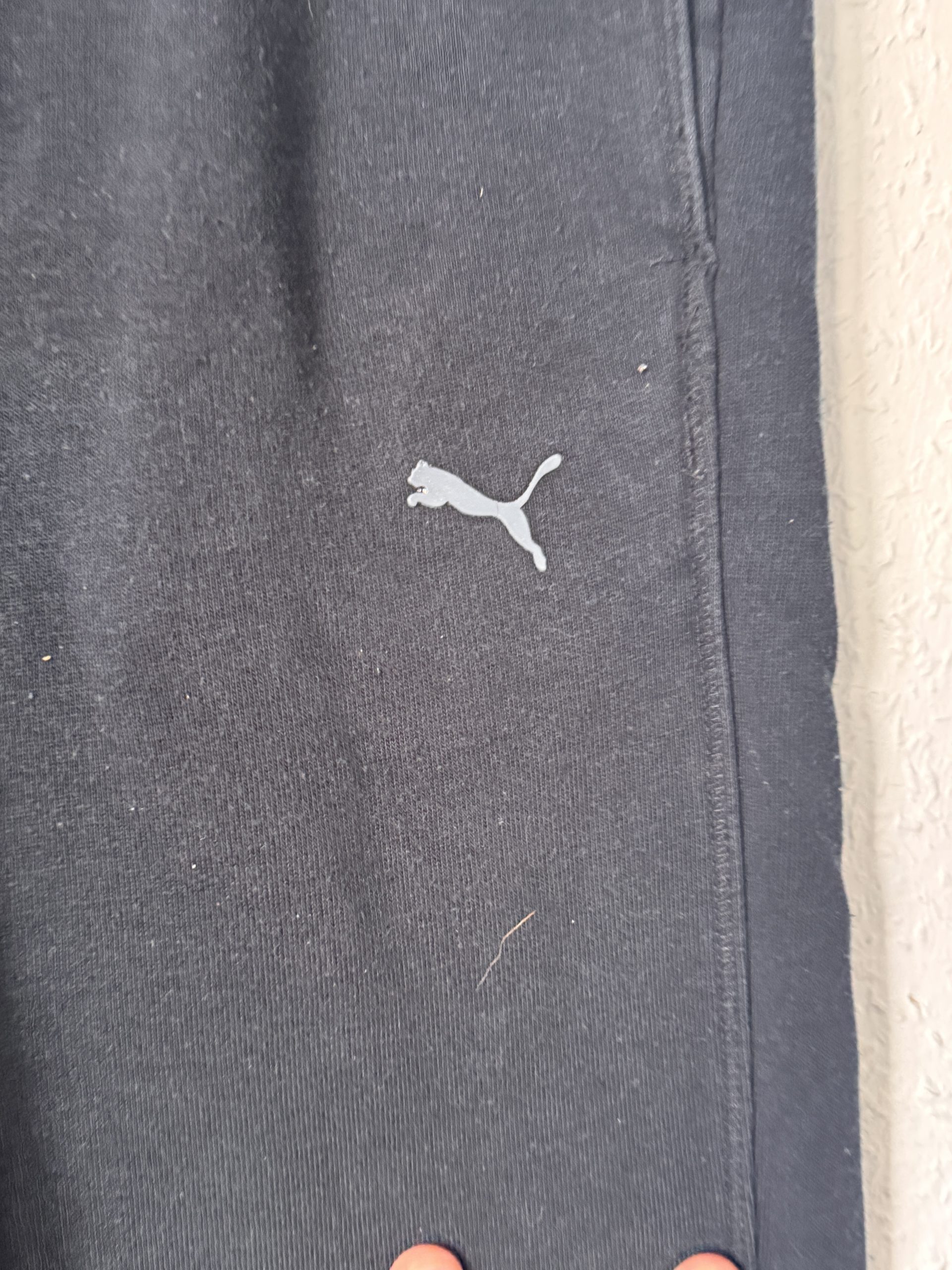 Puma Black Sweatpants Small Cotton Blend 2977 image 6