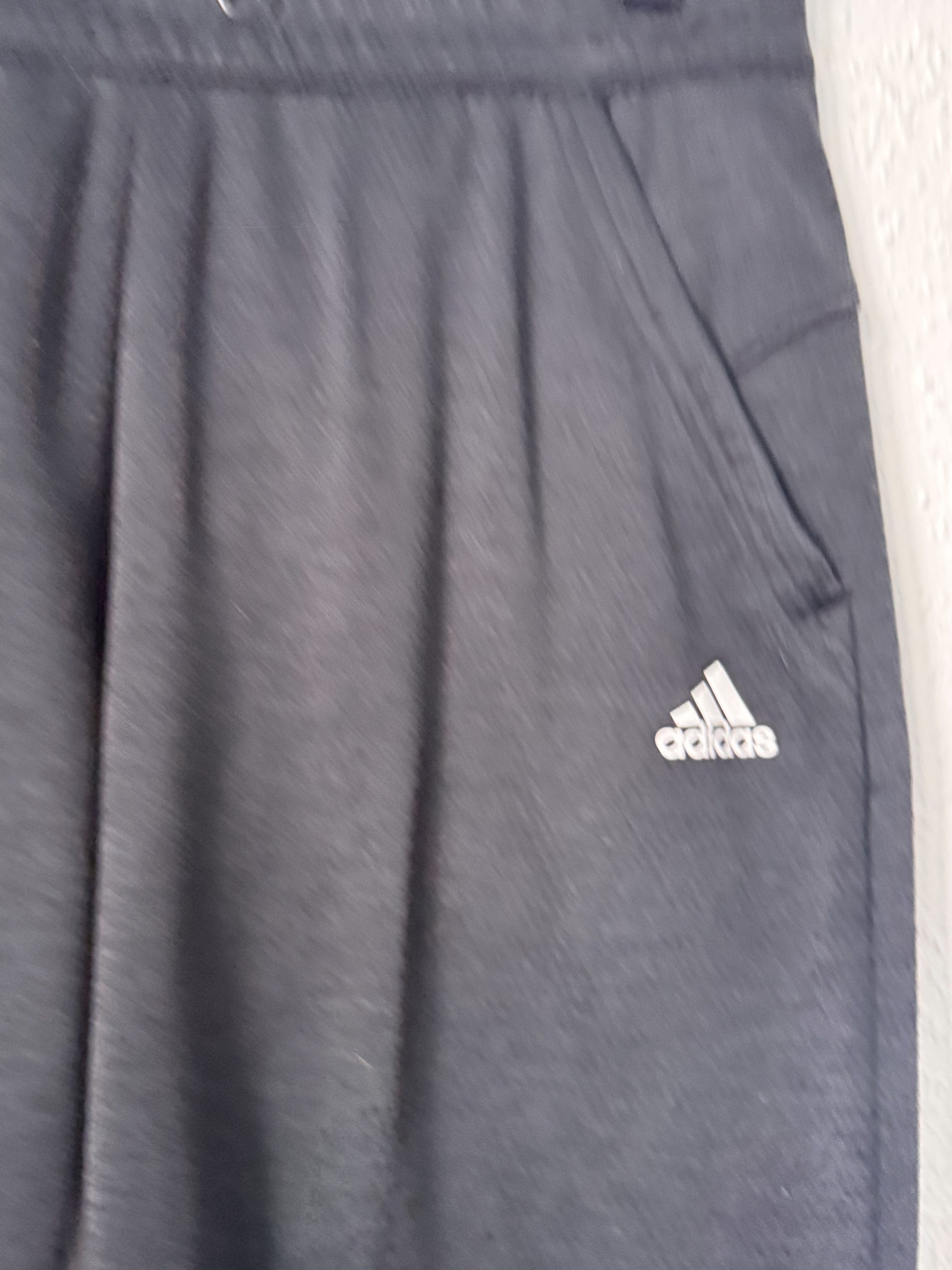 Adidas Black Track Pants XS Elastic Waist 2978 image 6