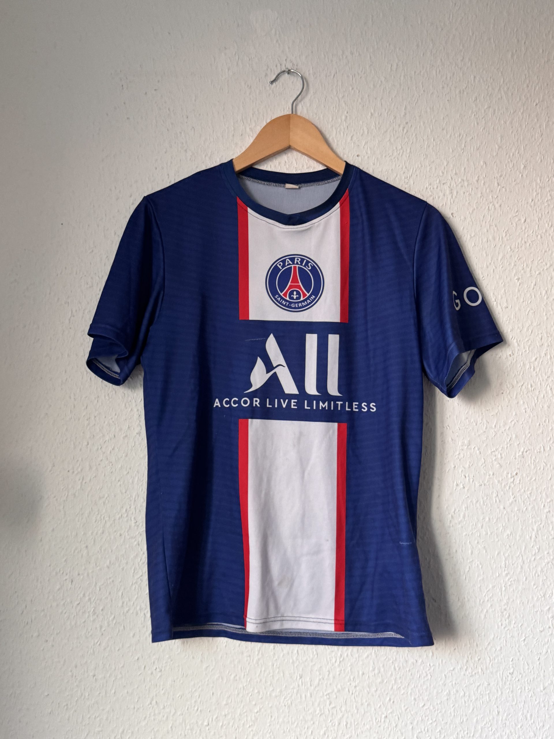 Paris Saint-Germain Blue & White Football Jersey Medium 2980 image 2