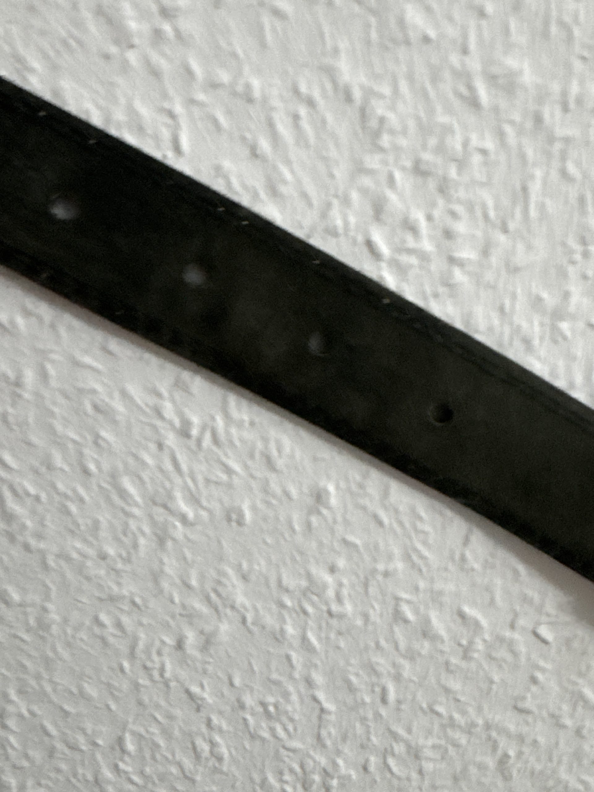 Lee Black Leather Belt with Silver Buckle One Size image 7