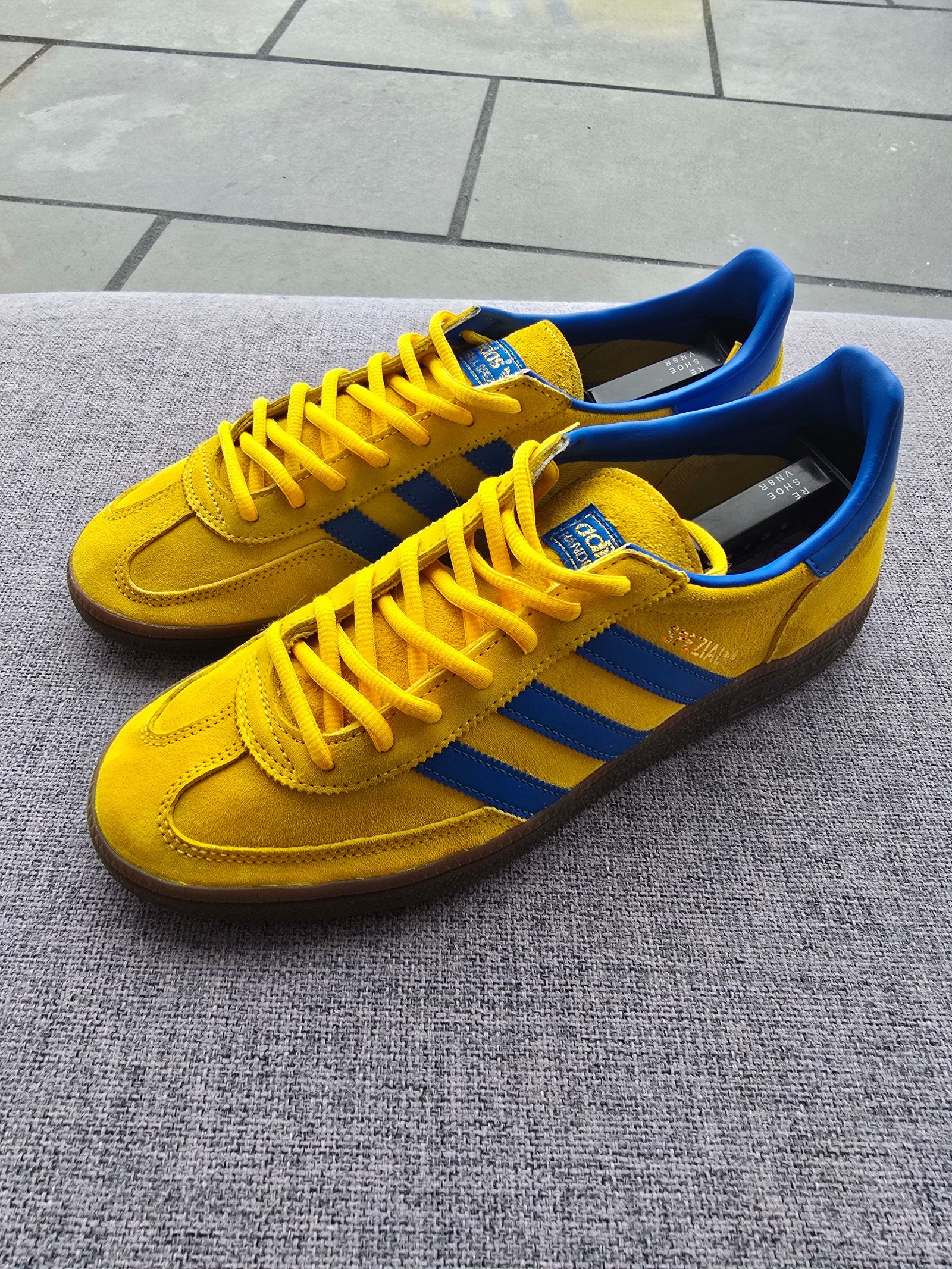 Adidas Yellow & Blue Handball Spezial Trainers UK 9