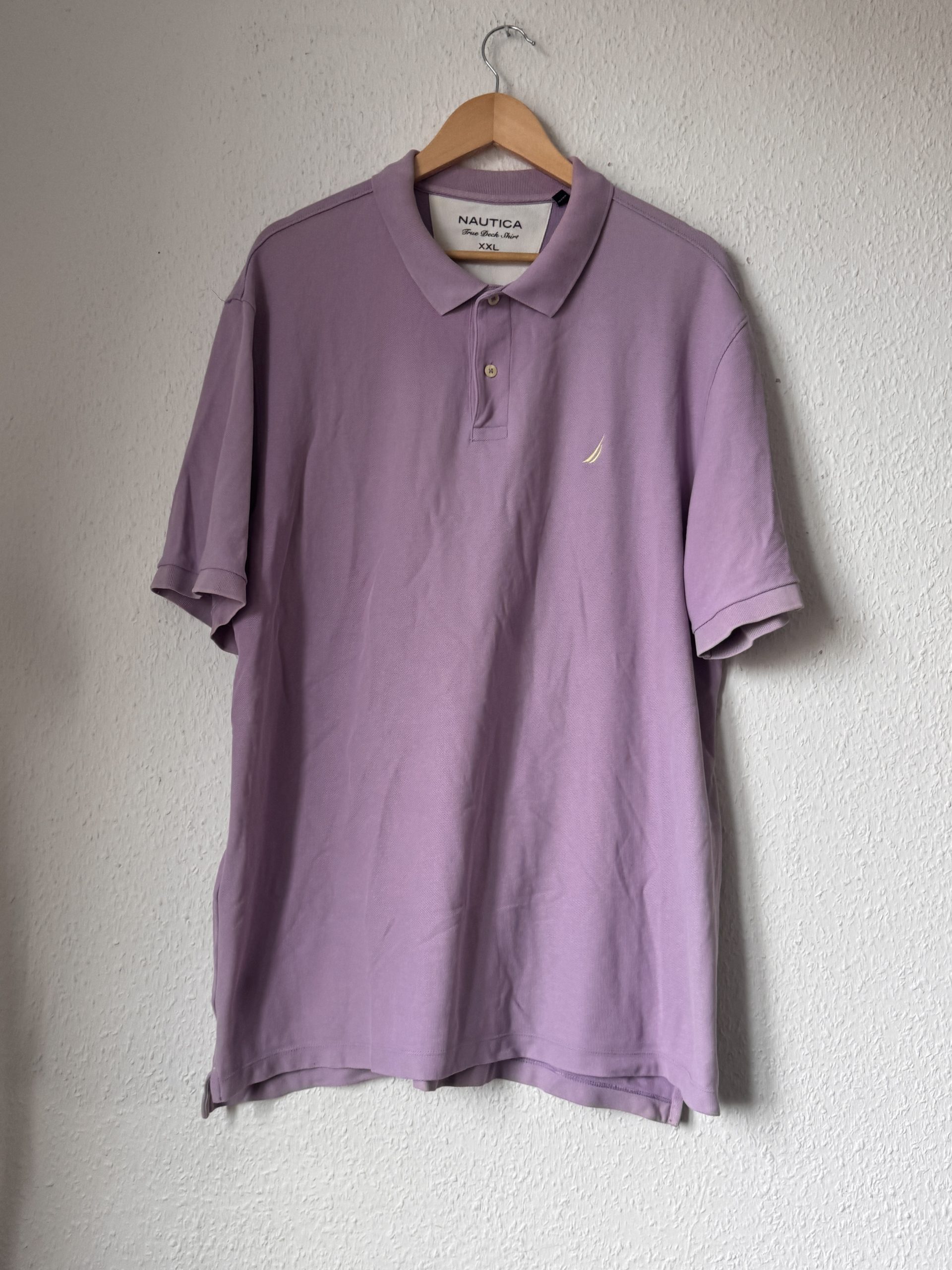 Nautica Purple Polo Shirt XXL Cotton Blend 2971 image 2