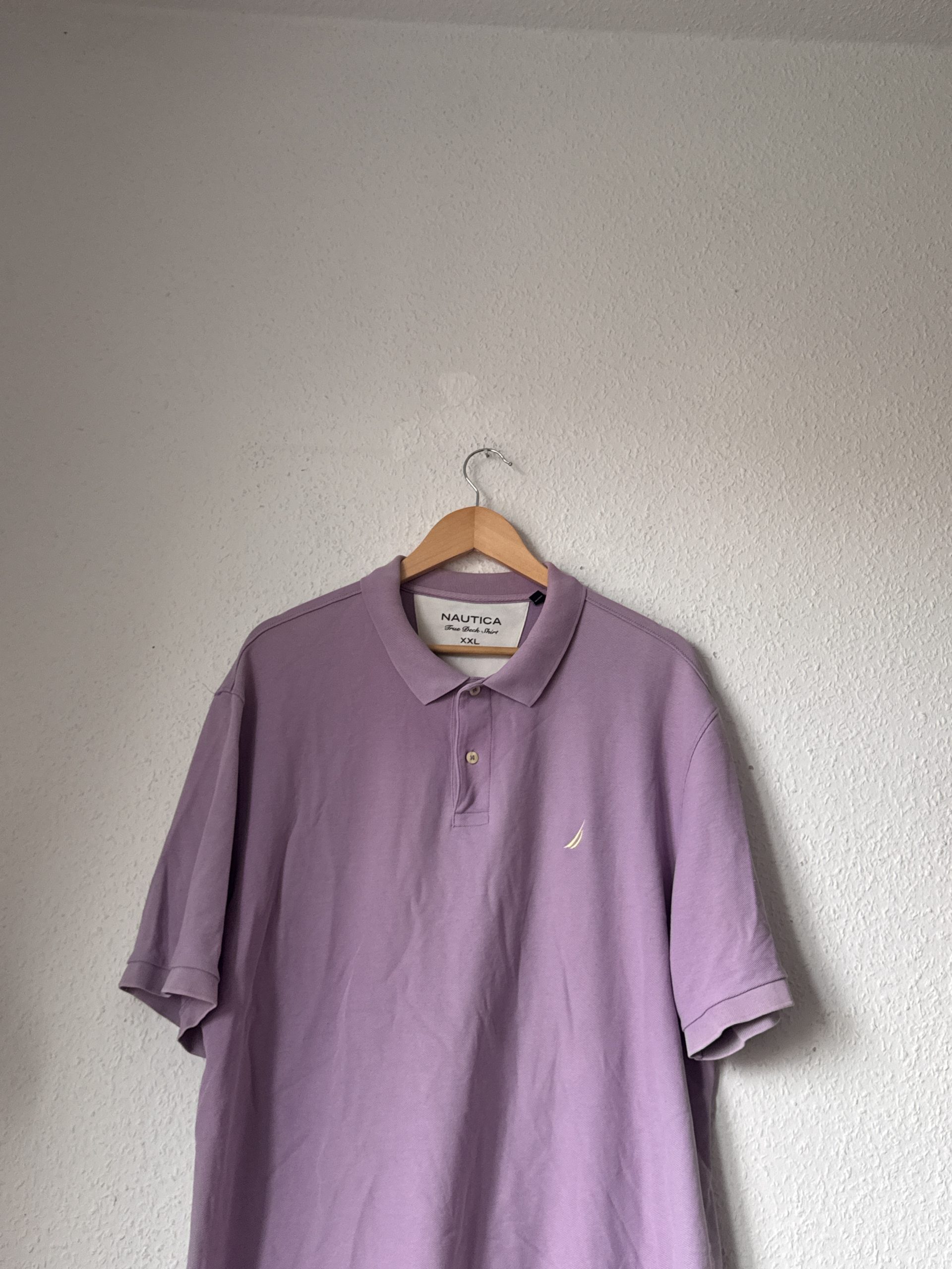 Nautica Purple Polo Shirt XXL Cotton Blend 2971 image 3