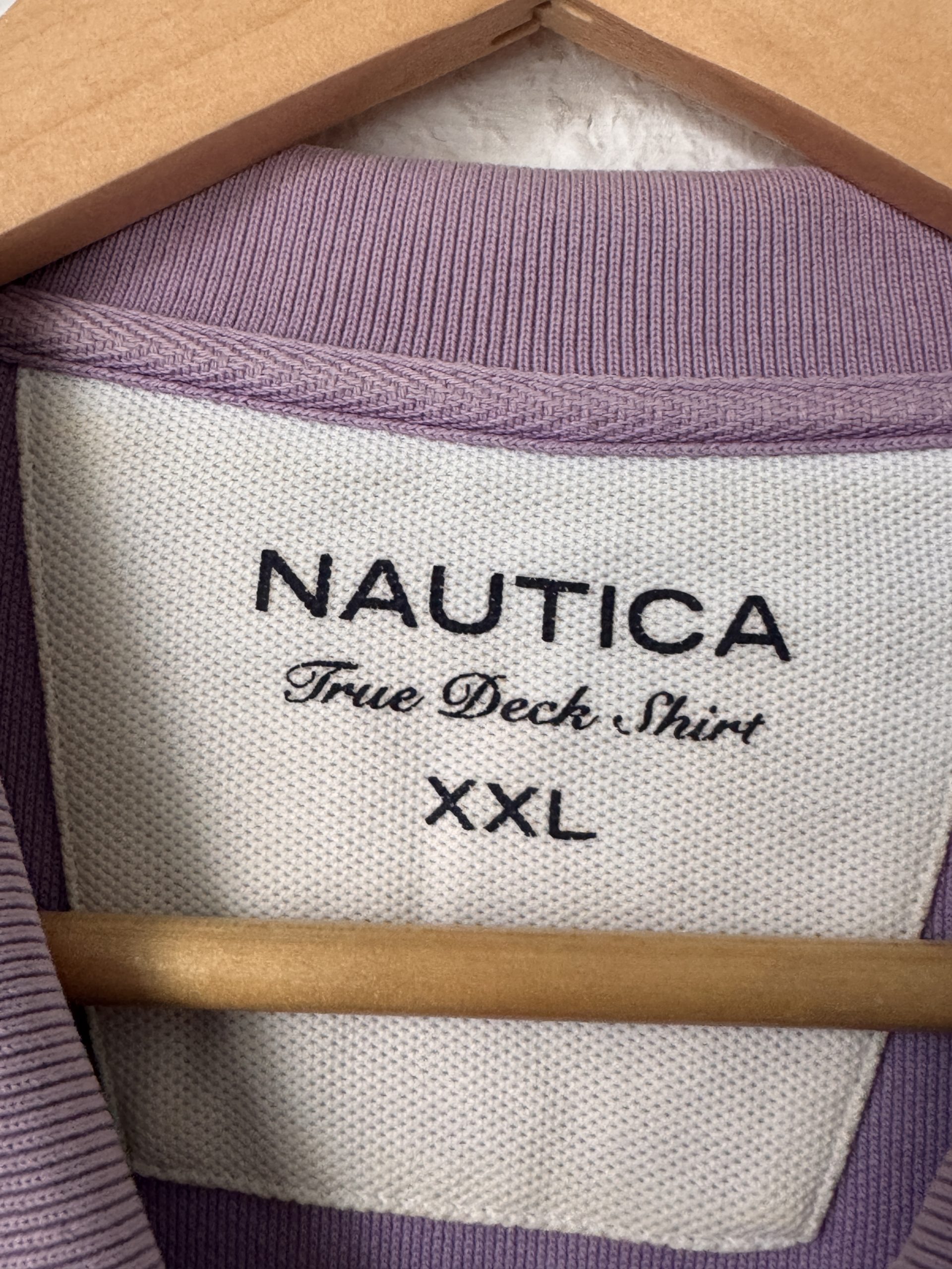 Nautica Purple Polo Shirt XXL Cotton Blend 2971 image 5