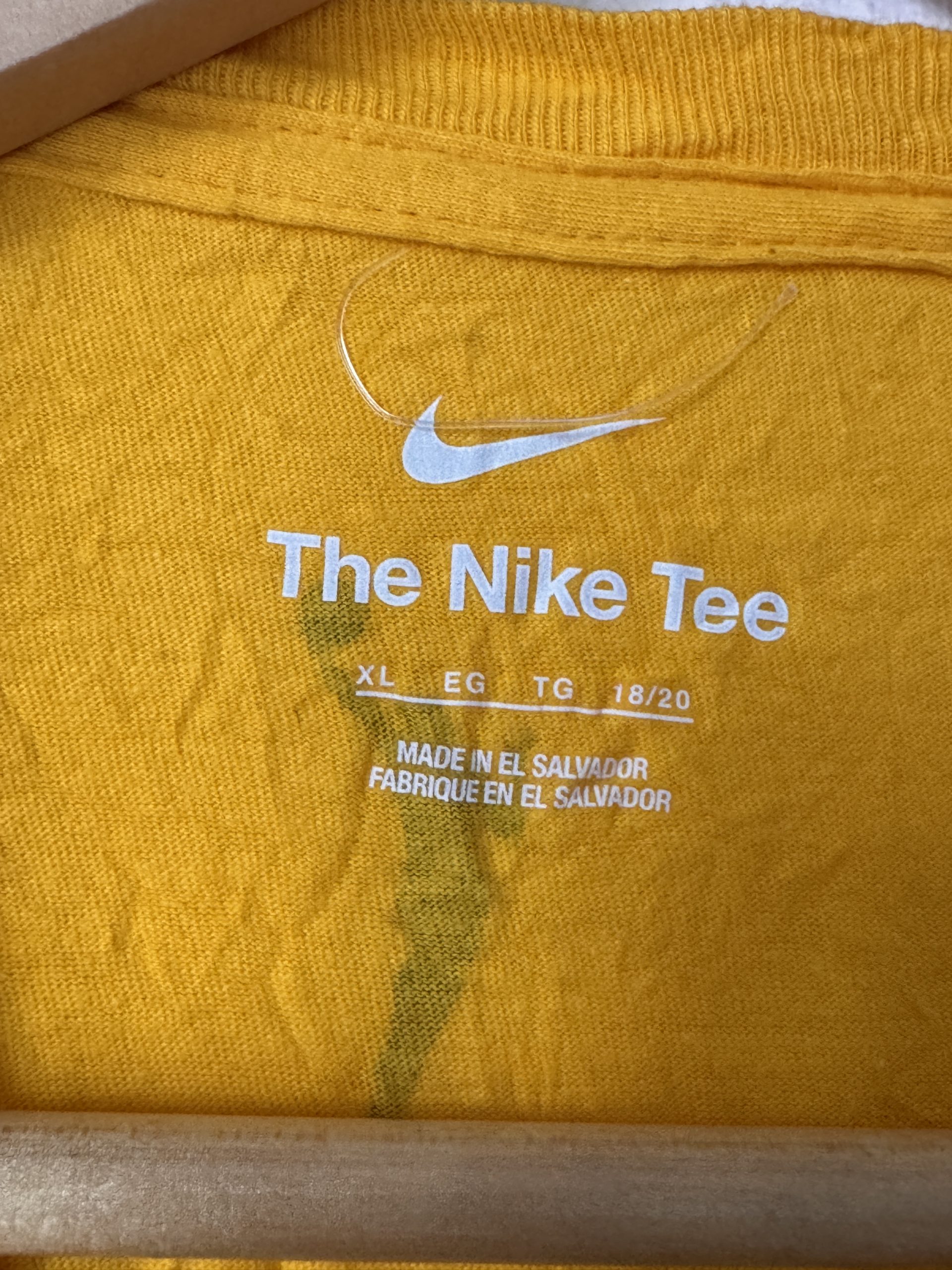 Nike Yellow Los Angeles Sparks T-Shirt XL Cotton 2973 image 8