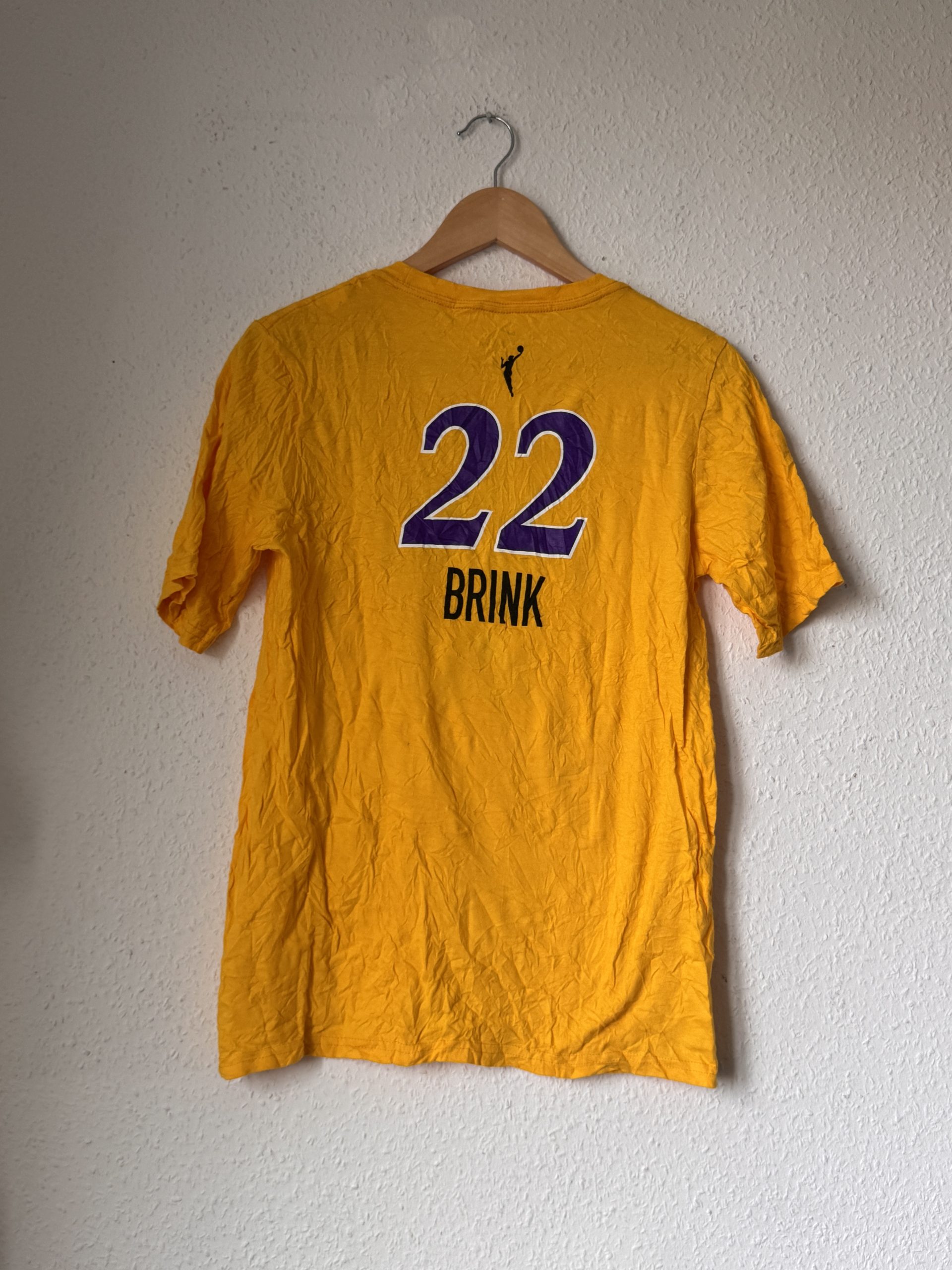 Nike Yellow Los Angeles Sparks T-Shirt XL Cotton 2973 image 9