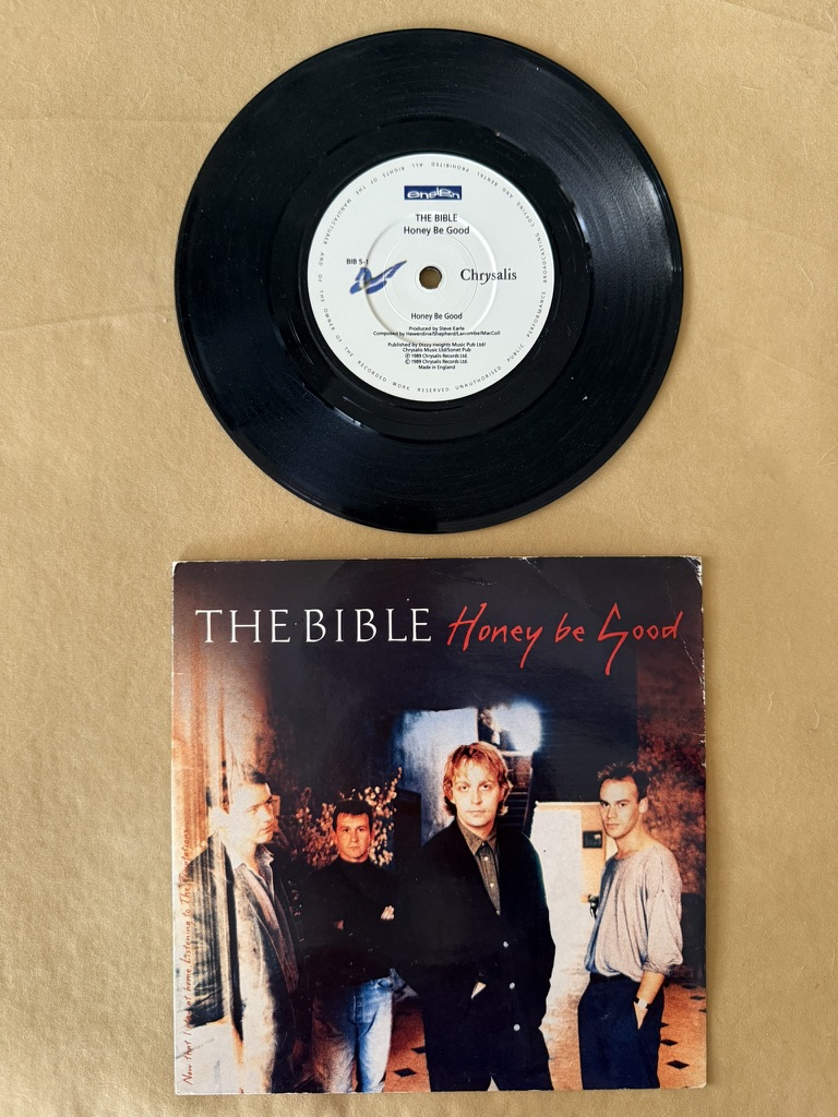 The Bible Honey Be Good Vinyl 7-inch Single record