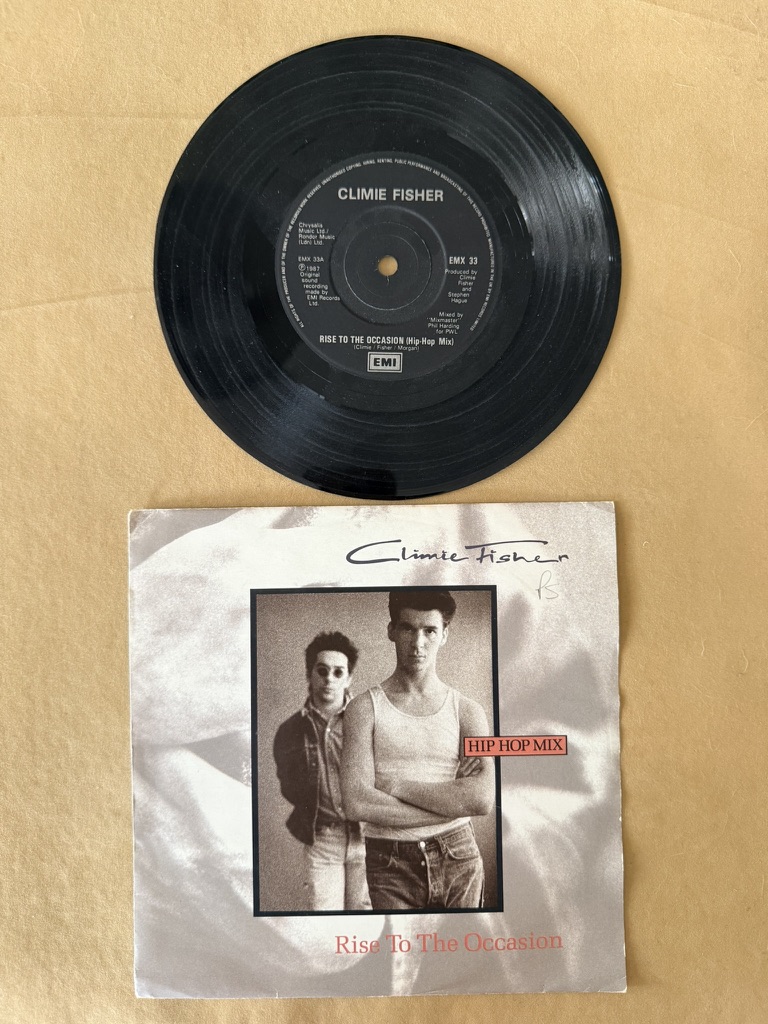 Climie Fisher Rise To The Occasion & Mental Block Vinyl Record EMI 7" single