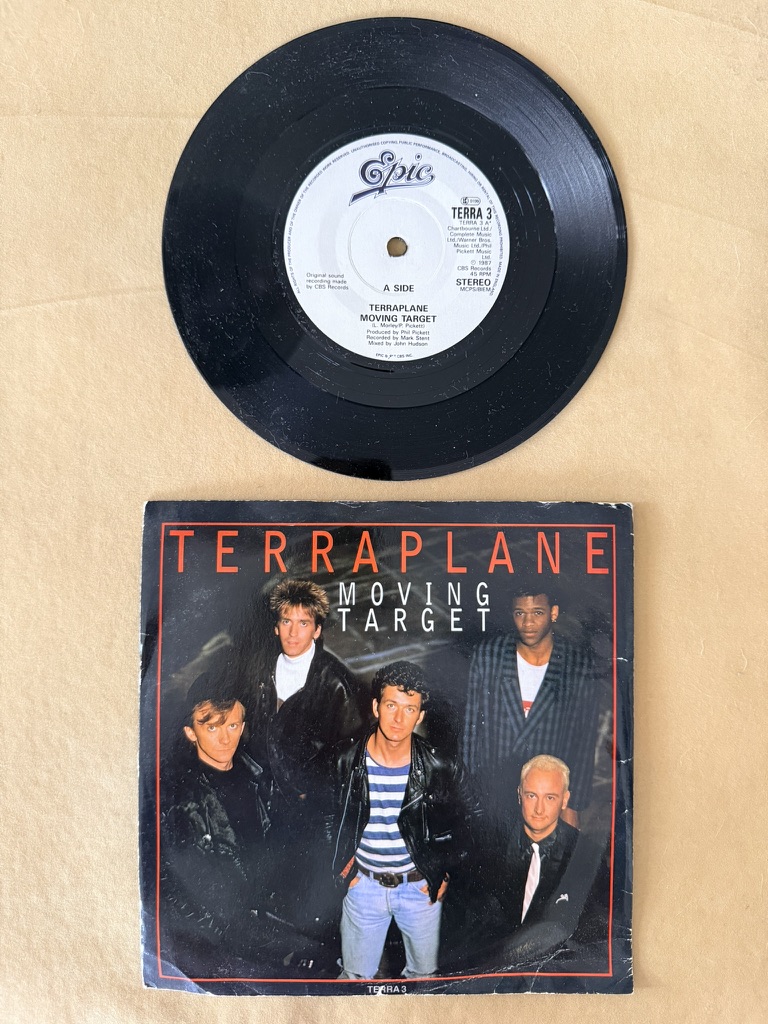 Terraplane Vinyl Single Moving Target 7" record