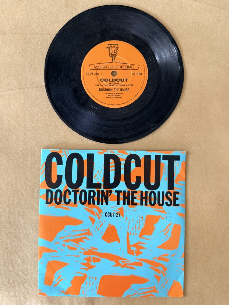 Coldcut Doctorin' The House Vinyl Record 7" Single Record