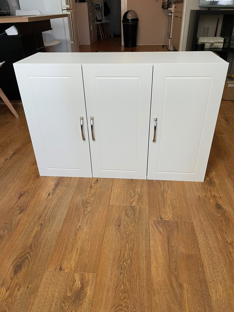 2x SoBuy Wandkast Badkamerkast Wit