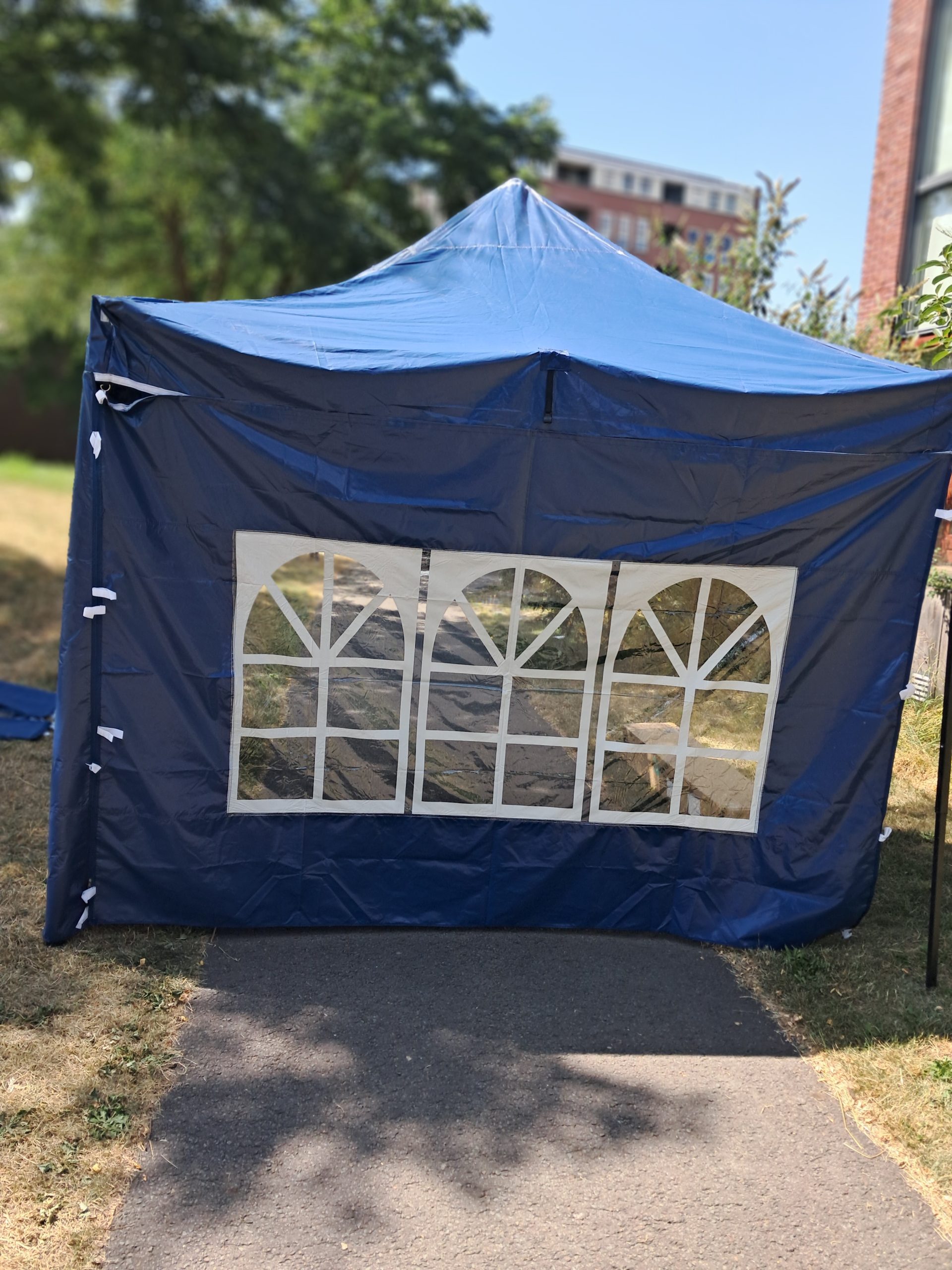 2x Complete set z voor partytent 3x3mInclusief ramen en deur Nieuw