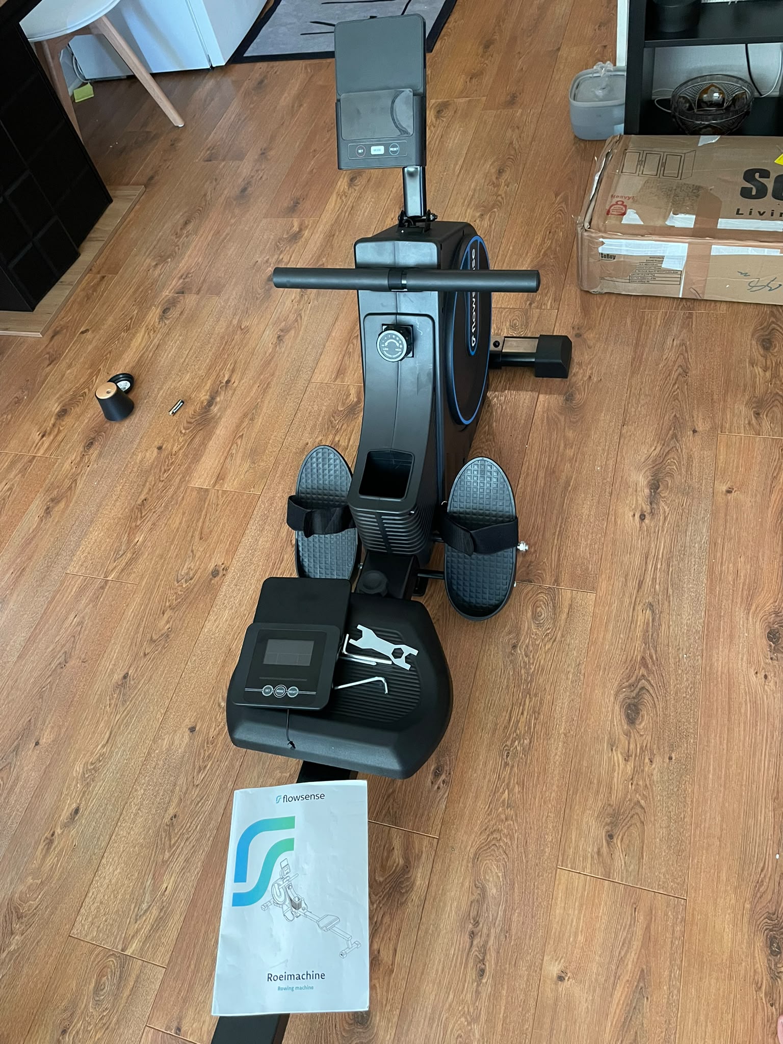 Flowsense Elvora Edge Roeitrainer Gloednieuw Al gemonteerd en Ongebruikt image 3