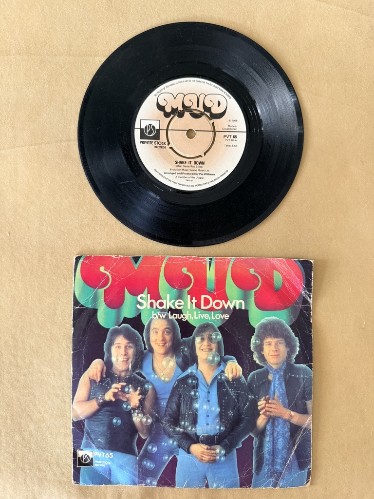 Mud Shake It Down Vinyl Single with Sleeve 7" record
