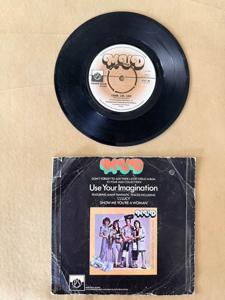 Mud Shake It Down Vinyl Single with Sleeve 7" record image 2