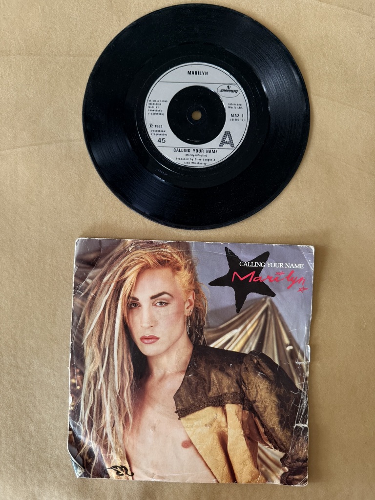 Marilyn 45 RPM Vinyl Record Calling Your Name 7" single