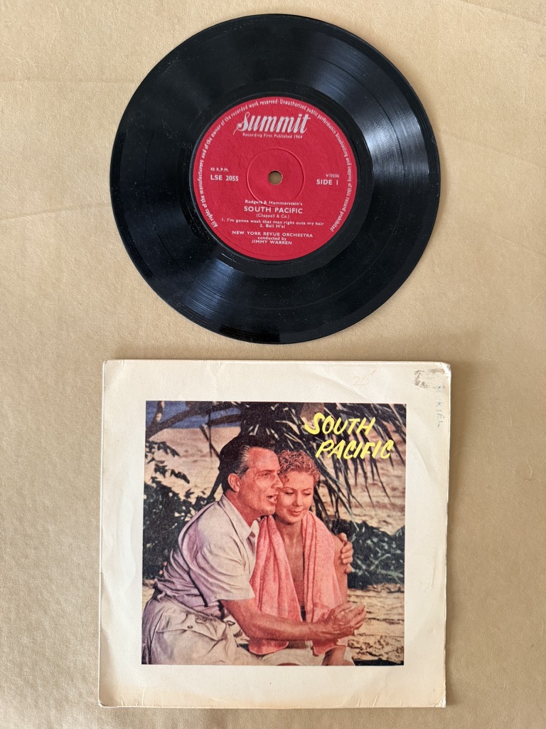 Summit South Pacific Vinyl Record EP 7" Single