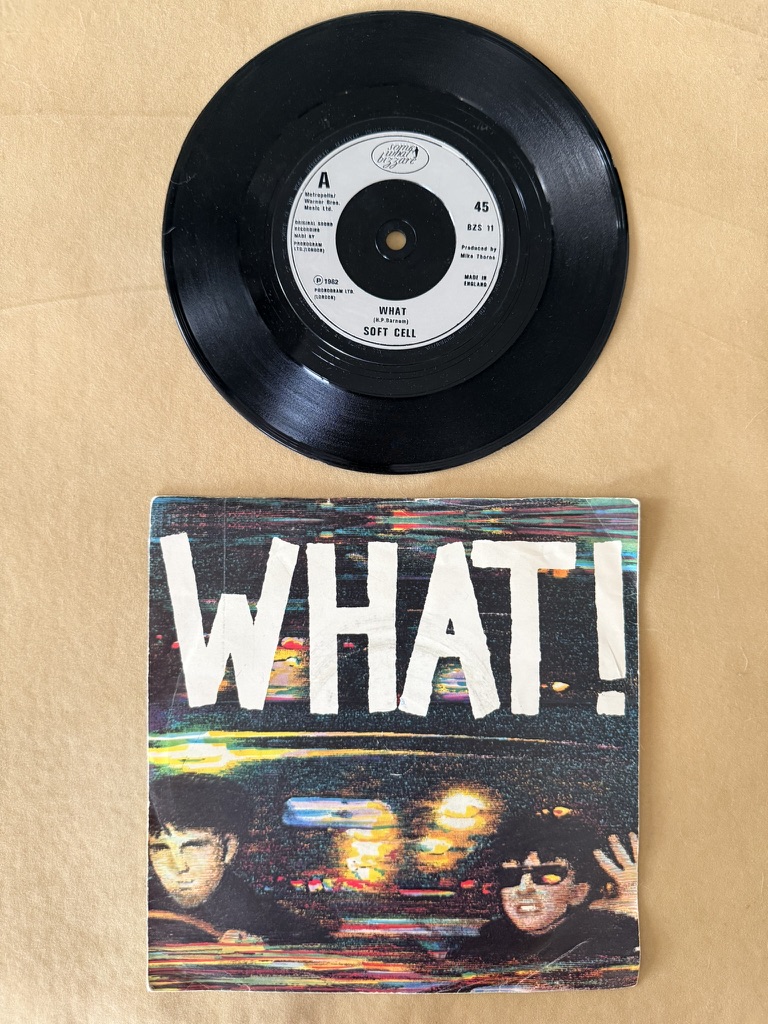 Soft Cell What / So Vinyl 7 Inch Single 1982 Record
