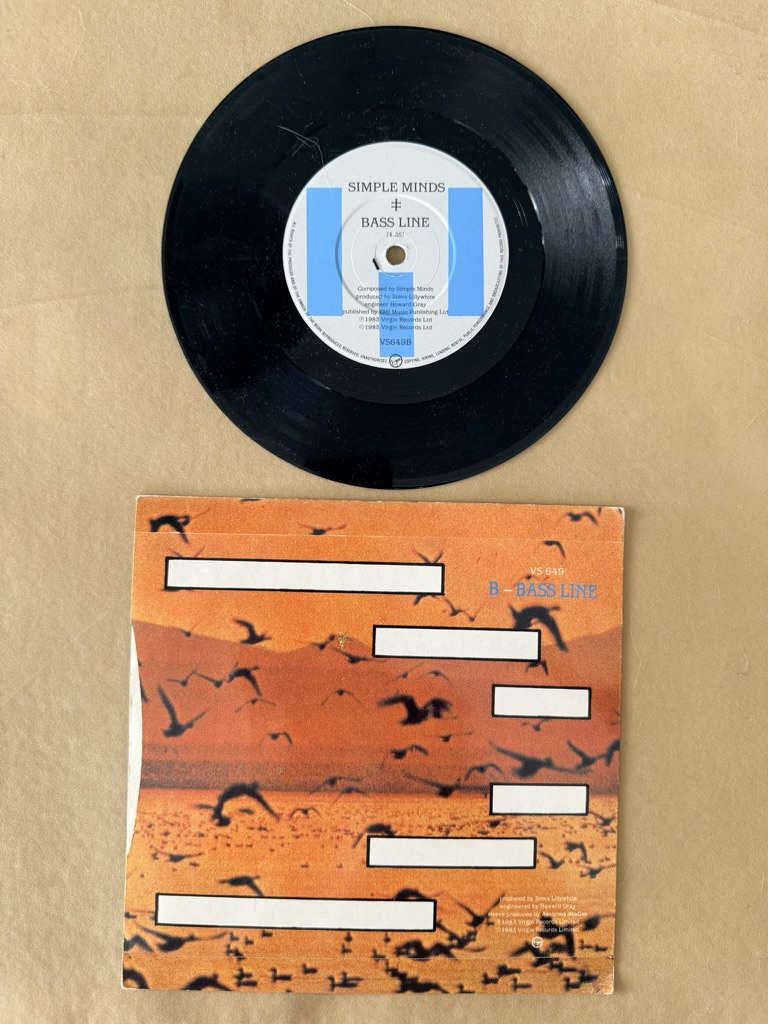 Simple Minds Speed Your Love To Me 7-inch Vinyl Single Record image 2