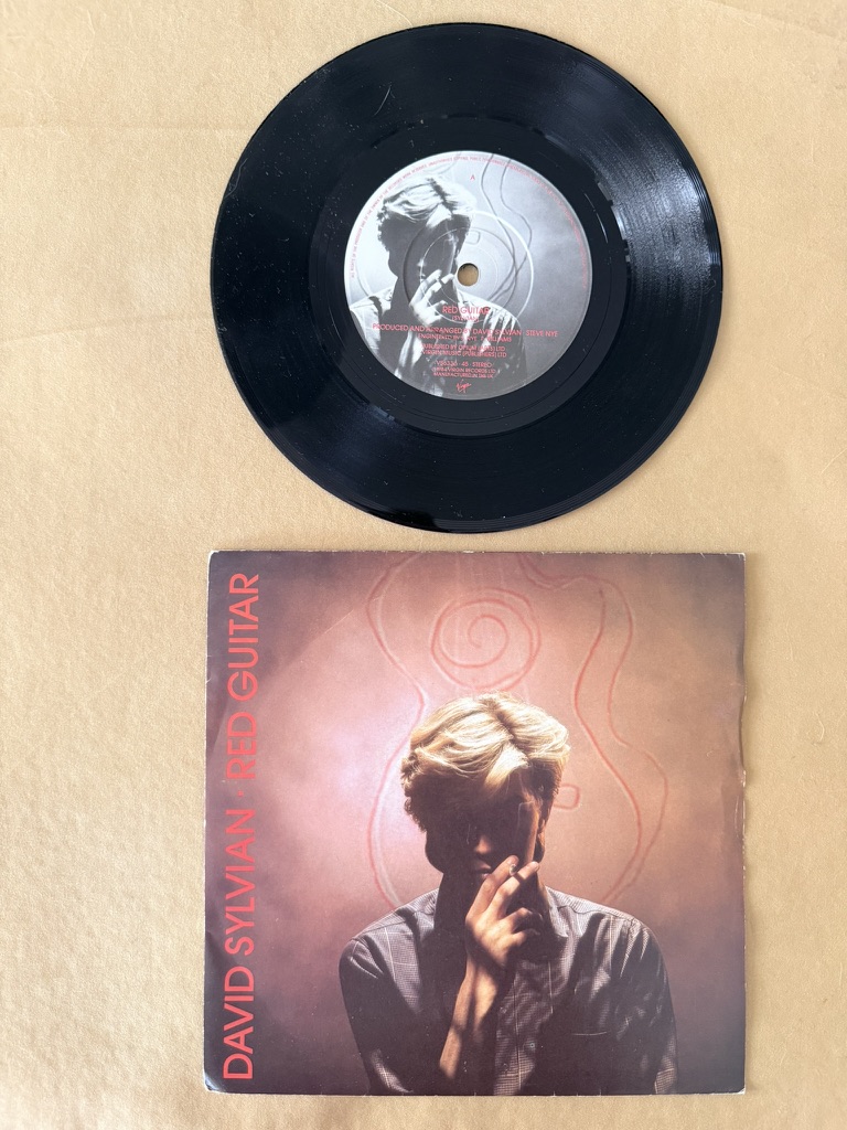 David Sylvian Red Guitar 7-inch Vinyl Single Record