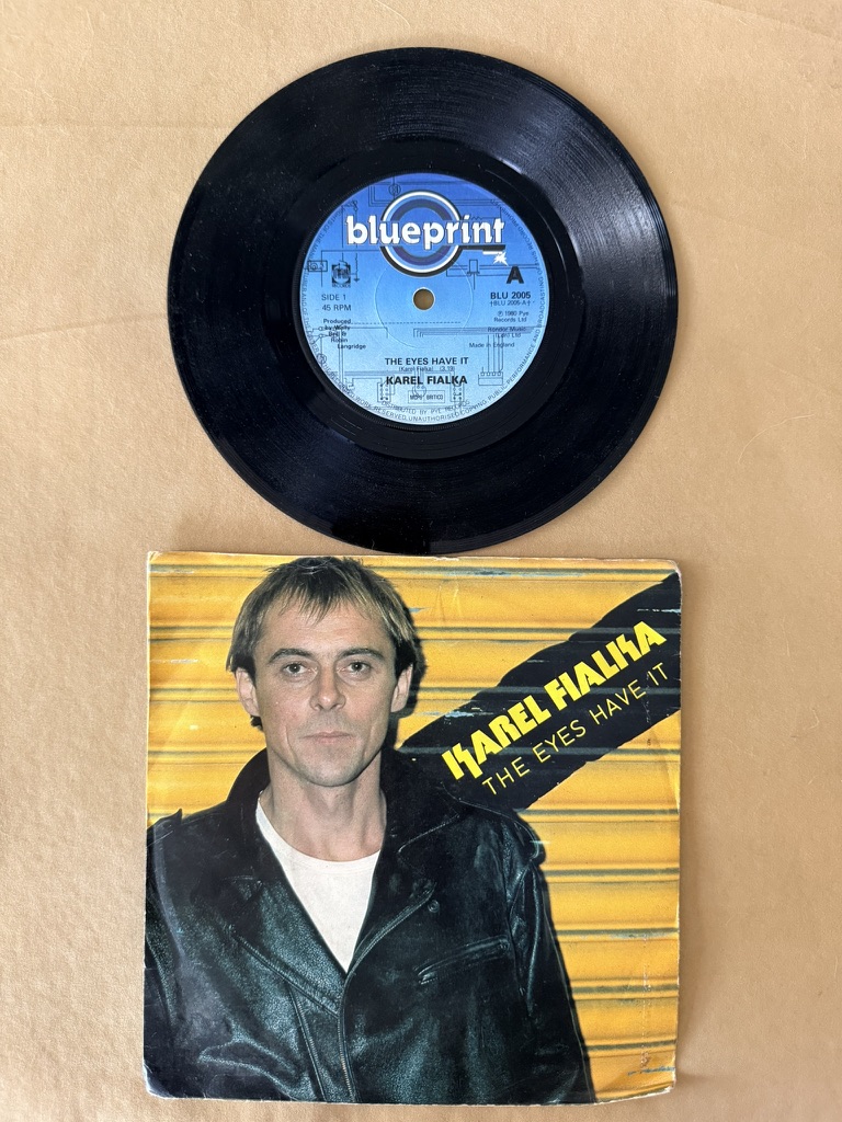 Karel Fialka The Eyes Have It Vinyl 7 Inch Single Record