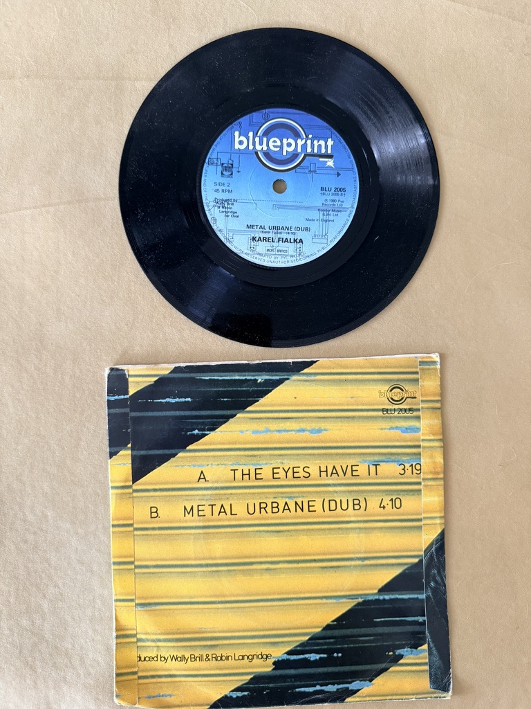 Karel Fialka The Eyes Have It Vinyl 7 Inch Single Record image 2