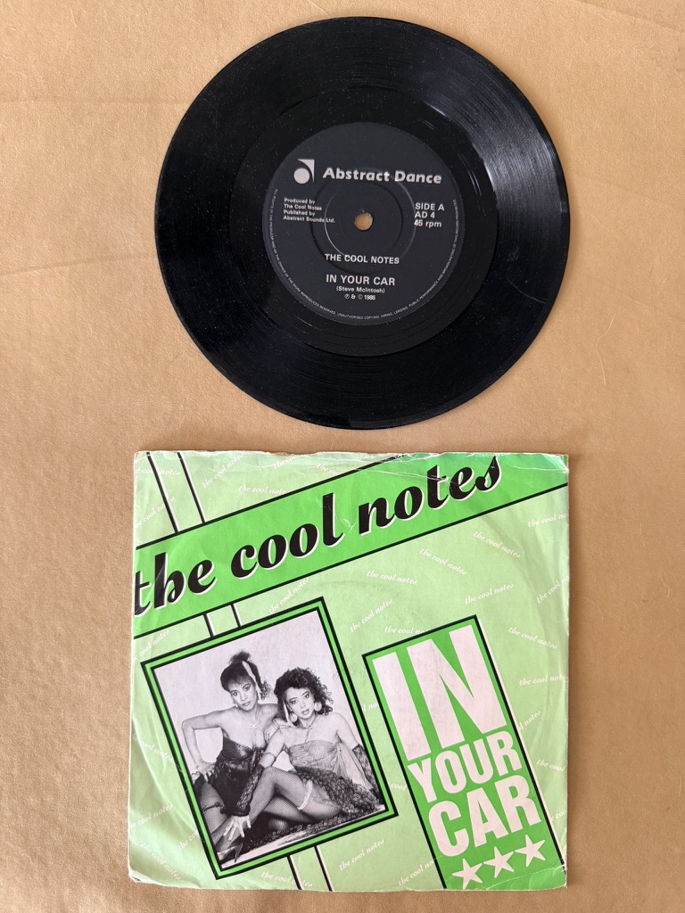 The Cool Notes Vinyl Single In Your Car 7"