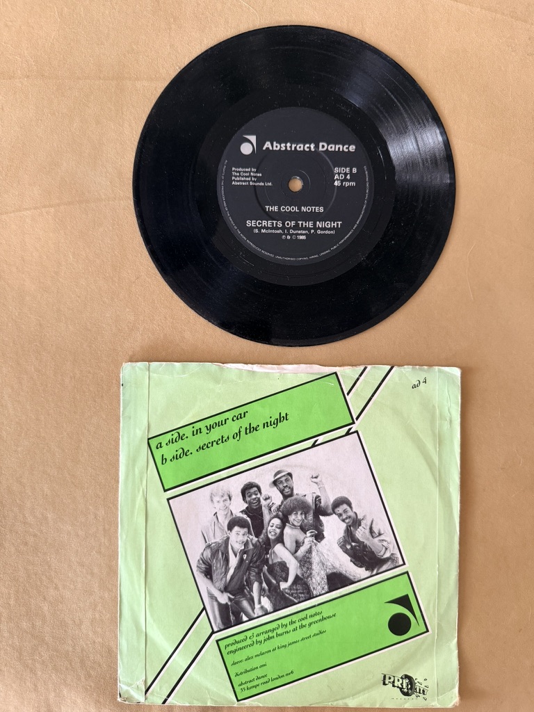 The Cool Notes Vinyl Single In Your Car 7" image 2