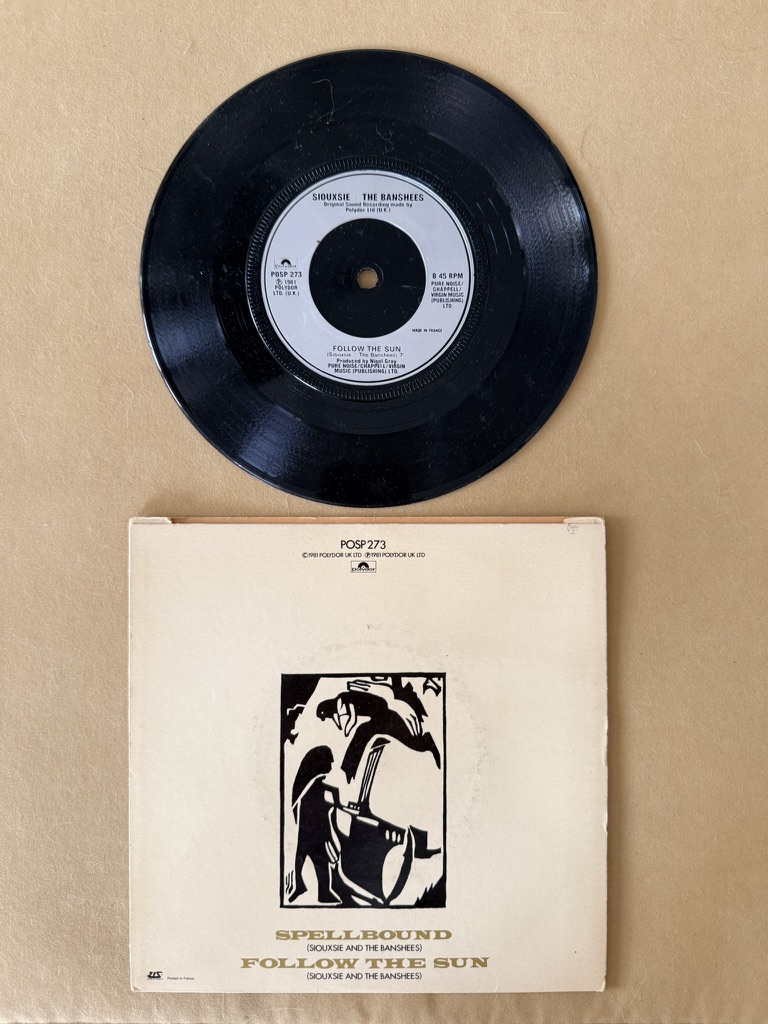 Siouxsie and The Banshees Spellbound & Follow The Sun Vinyl 7in Single Record image 2