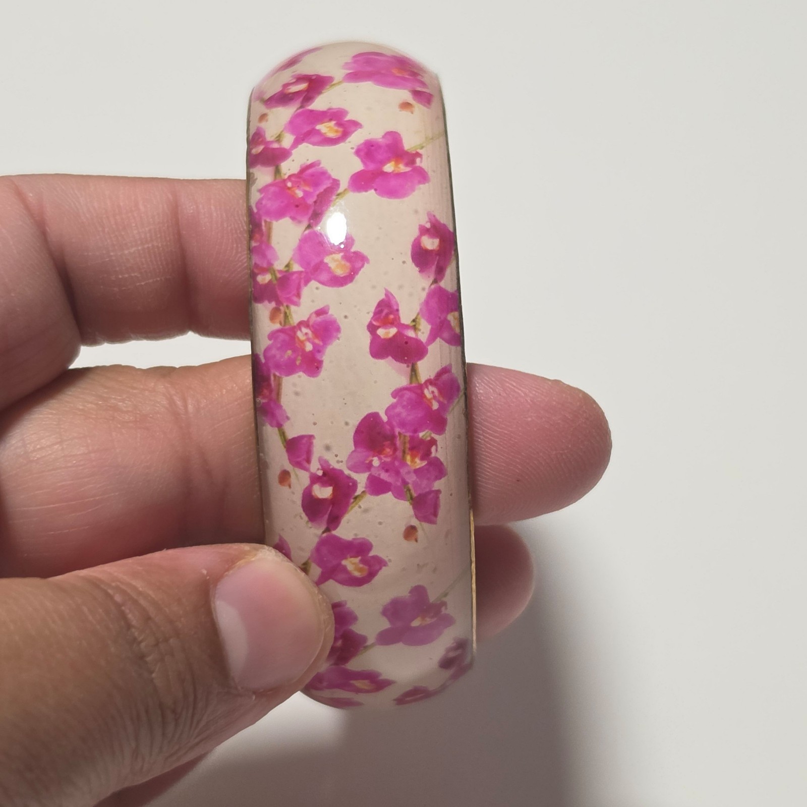 Vintang Multi Floral & Red Pattern Resin Bangles image 3