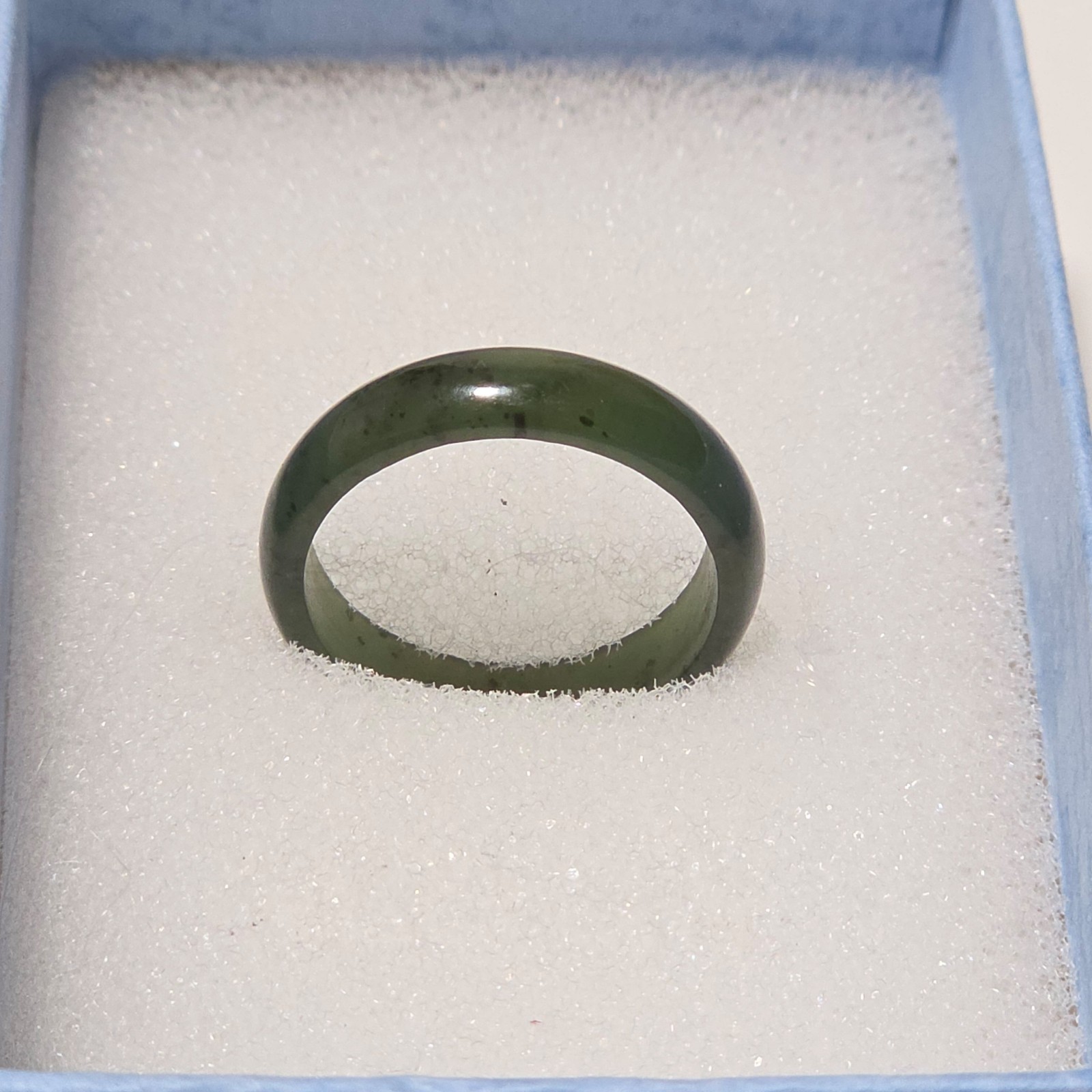 Unbranded Green Jade Ring Size image 2