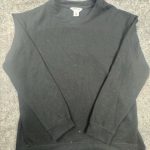 Orvis Black Crew Sweatshirt S/C Small Classic Collection