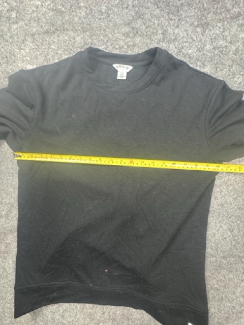 Orvis Black Crew Sweatshirt S/C Small Classic Collection image 5