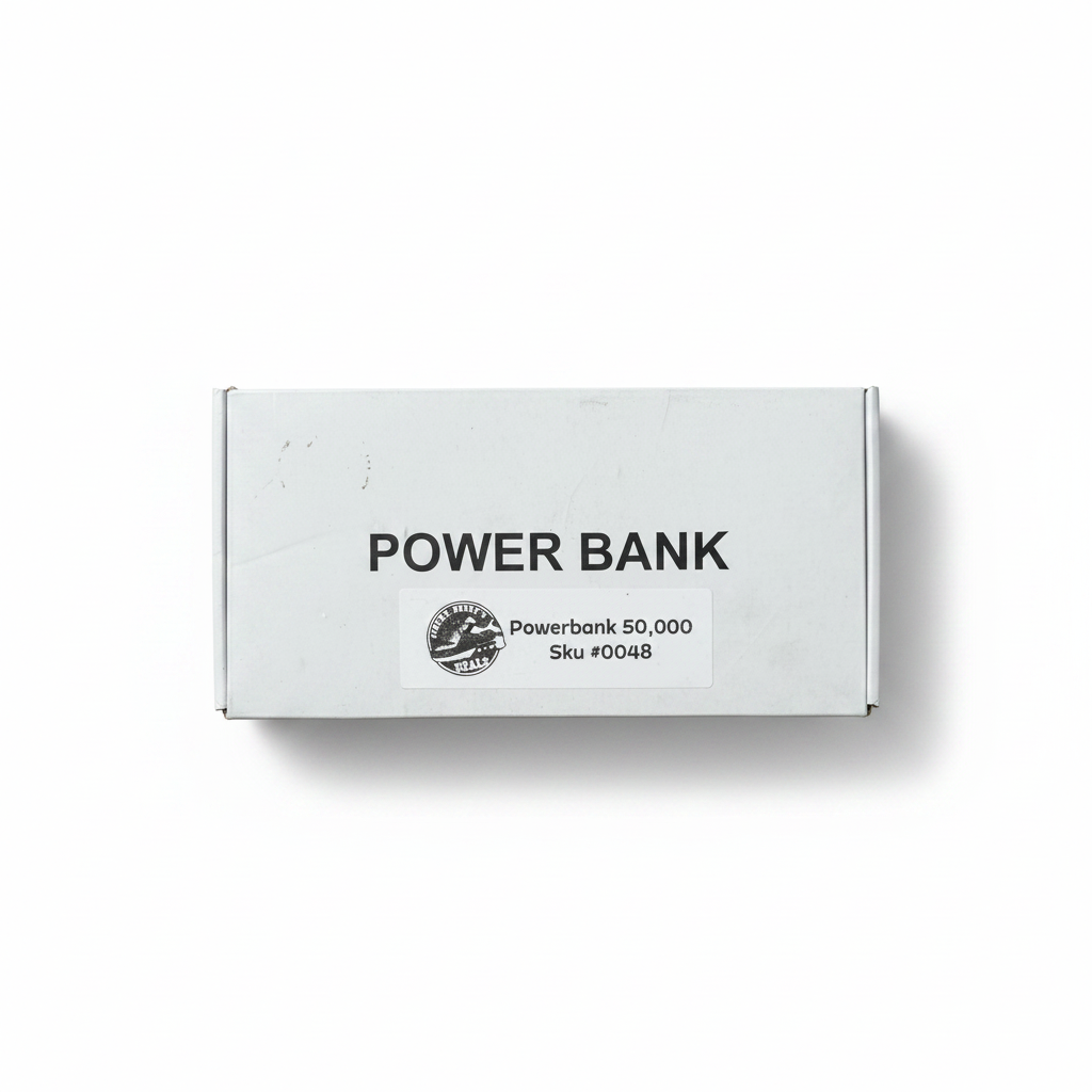 Black 50000mAh Power Bank with Digital Display & USB-C image 6