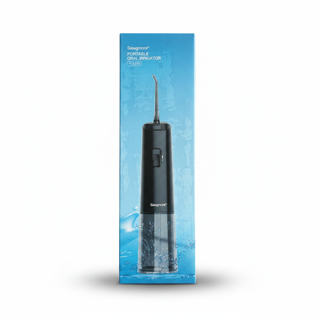 Sawgmore Black Portable Oral Irrigator PC6810 Easy Operation